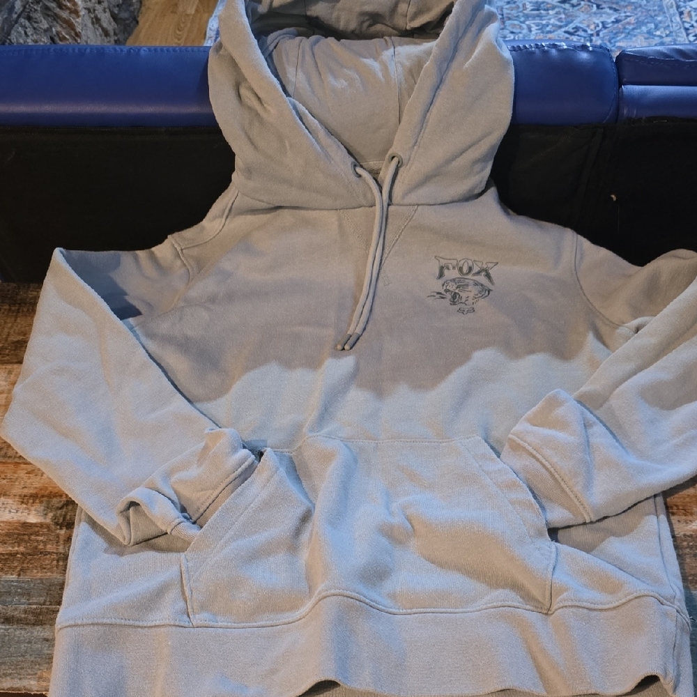 Fox Racing Blue-Gray Hoodie